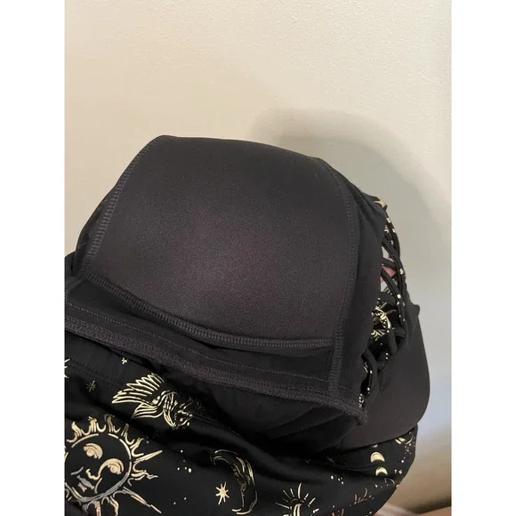 Torrid One Piece Swimsuit Black Celestial Space Women Size 3 22/24 - Picture 8 of 8